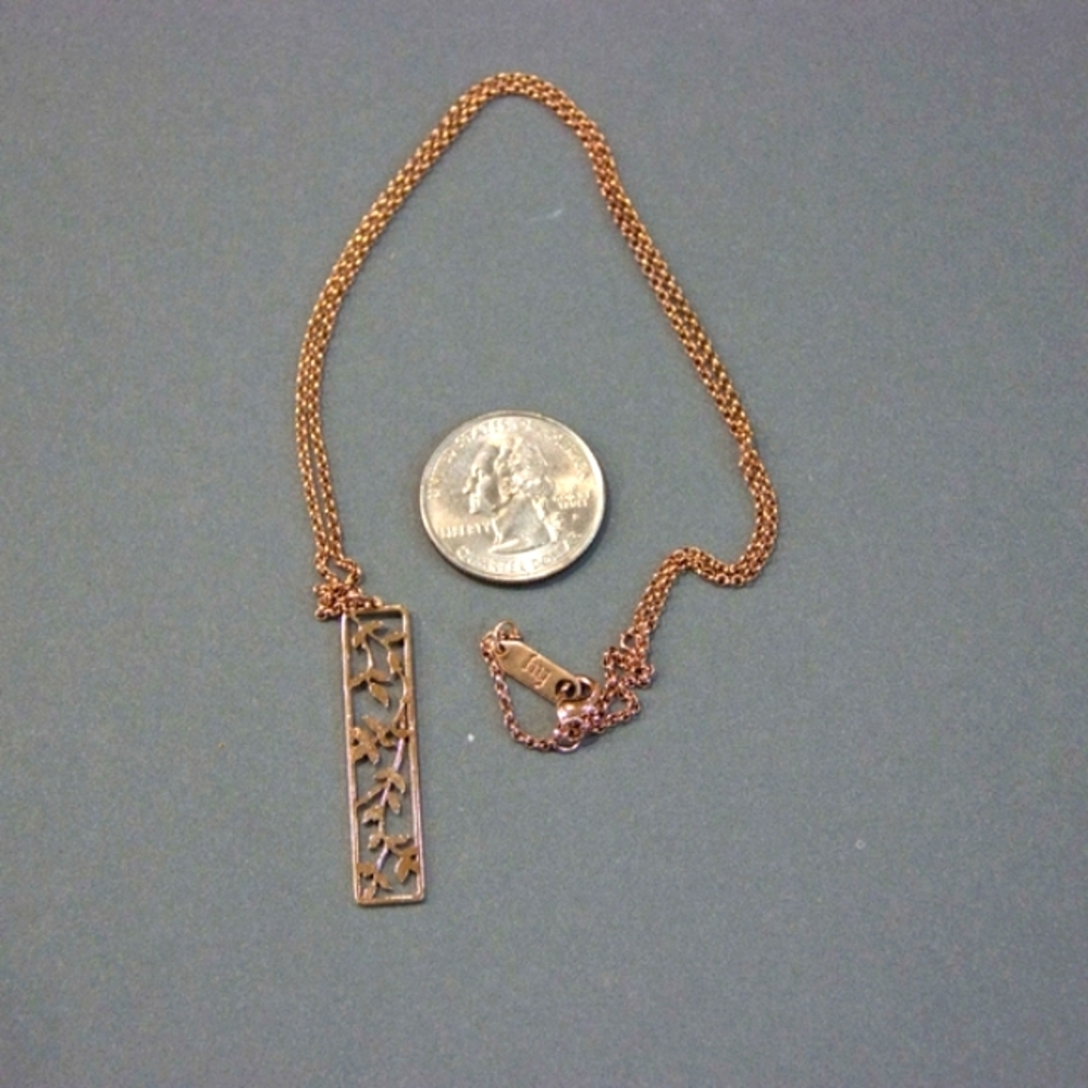 Holly Yashi "Everly" Necklace in Rose Gold